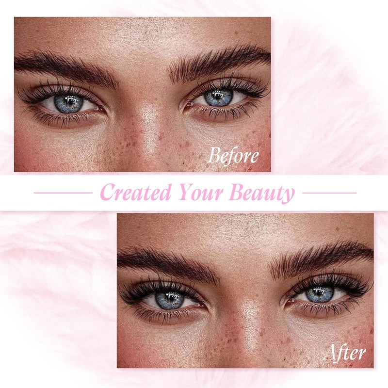FADLASH عناقيد رموش رقيقة 280 قطعة رموش فردية مظهر طبيعي 40D د Curl 12-18 مم عناقيد رموش ناعمة ورقيقة (قد تختلف بطاقات التعبئة)  - Image 4
